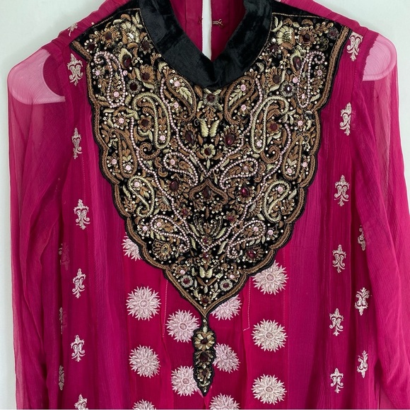 Traditional Shalwar silk dress XL - Picture 2 of 9